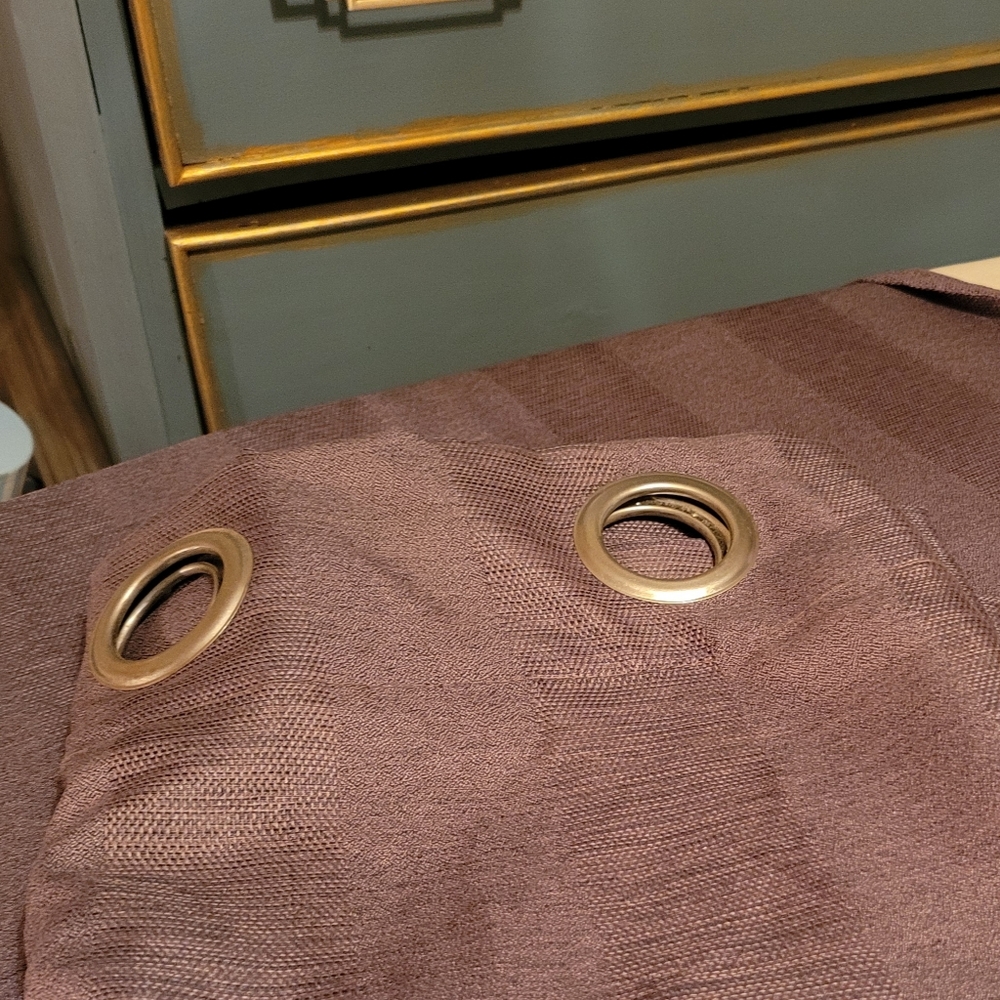 4 Curtain panels, smoky gray - Picture 2 of 3